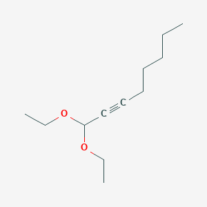 molecular formula C12H22O2 B098286 1,1-Diethoxyoct-2-yne CAS No. 16387-55-6