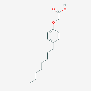 molecular formula C16H24O3 B098288 Acetic acid, (4-octylphenoxy)- CAS No. 15234-85-2