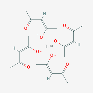 molecular formula C20H28O8Ti B098289 C20H28O8Ti CAS No. 17501-79-0