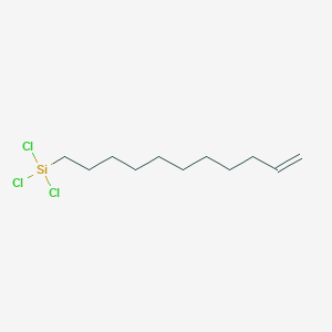 molecular formula C11H21Cl3Si B098294 10-Undecenyltrichlorosilane CAS No. 17963-29-0