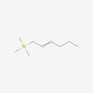 molecular formula C9H20Si B098296 Silane, 2-hexenyltrimethyl- CAS No. 17898-20-3