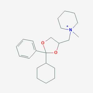 molecular formula C22H34NO2+ B098302 Oxapium CAS No. 17834-29-6