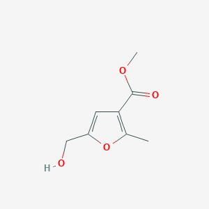 molecular formula C8H10O4 B098311 Methyl 5-(hydroxymethyl)-2-methylfuran-3-carboxylate CAS No. 15341-69-2