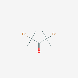 molecular formula C7H12Br2O B098343 2,4-Dibromo-2,4-dimethylpentan-3-one CAS No. 17346-16-6