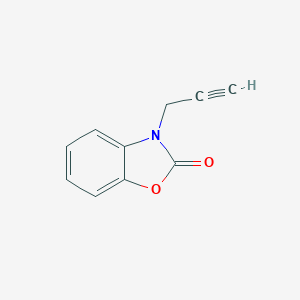 molecular formula C10H7NO2 B098371 2-Benzoxazolinone, 3-(2-propynyl)- CAS No. 19420-41-8