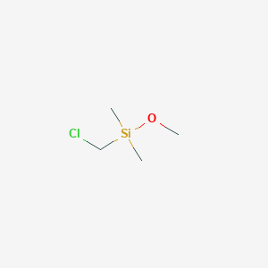 molecular formula C4H11ClOSi B098375 Chloromethyl(dimethyl)methoxysilane CAS No. 18143-33-4