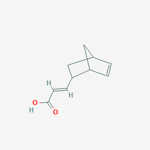 molecular formula C10H12O2 B098388 5-Norbornene-2-acrylic acid CAS No. 15222-64-7