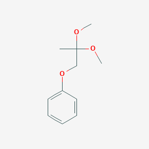 molecular formula C11H16O3 B098403 (2,2-Dimethoxypropoxy)benzene CAS No. 18621-29-9
