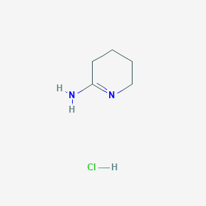 molecular formula C5H11ClN2 B098407 2-Iminopiperidine hydrochloride CAS No. 16011-96-4