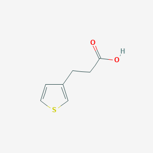 molecular formula C7H8O2S B098408 3-(Thiophen-3-yl)propanoic acid CAS No. 16378-06-6