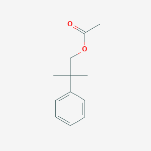 molecular formula C12H16O2 B098411 (2-methyl-2-phenylpropyl) acetate CAS No. 18755-52-7