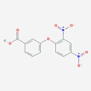 molecular formula C13H8N2O7 B098417 3-(2,4-Dinitrophenoxy)benzoic acid CAS No. 19219-51-3