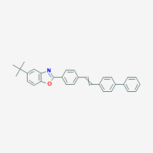 Benzoxazole, 2-[4-(2-[1,1'-biphenyl]-4-ylethenyl)phenyl]-5-(1,1-dimethylethyl)-