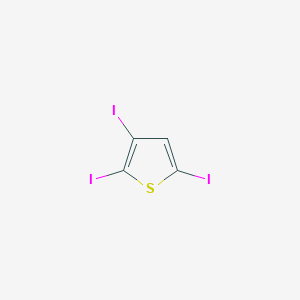 molecular formula C4HI3S B098426 2,3,5-Triiodothiophene CAS No. 19259-10-0
