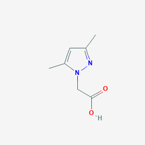 molecular formula C7H10N2O2 B098433 (3,5-Dimethyl-pyrazol-1-yl)-acetic acid CAS No. 16034-49-4