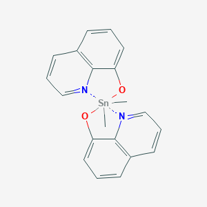 molecular formula C20H18N2O2Sn B098435 Dimethyl-di(quinolin-8-yloxy)stannane CAS No. 17099-72-8