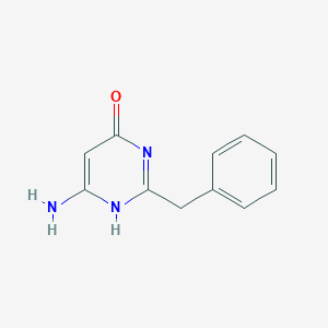 molecular formula C11H11N3O B098438 6-Amino-2-benzylpyrimidin-4-ol CAS No. 18280-58-5