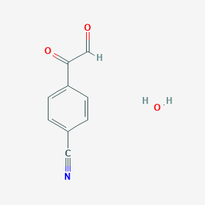 molecular formula C9H7NO3 B098445 4-Cyanophenylglyoxal hydrate CAS No. 19010-28-7