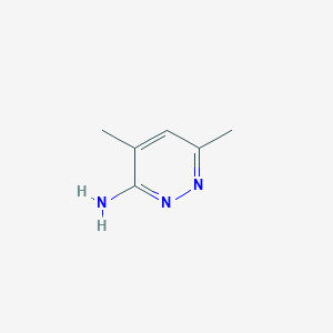 molecular formula C6H9N3 B098446 4,6-Dimethylpyridazin-3-amine CAS No. 17258-21-8
