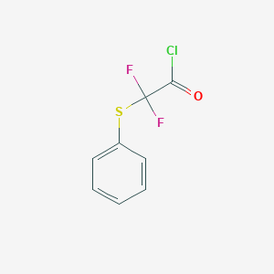 Difluoro(phenylsulfanyl)acetyl chloride