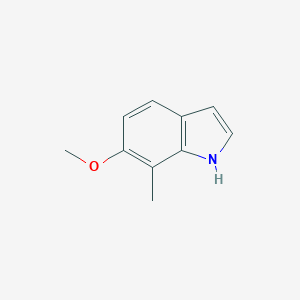 molecular formula C10H11NO B098458 6-methoxy-7-methyl-1H-indole CAS No. 19500-05-1