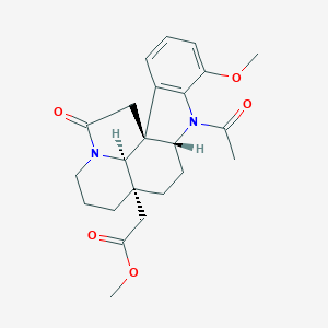 Methyl 2-[(1R,9R,12R,19R)-8-acetyl-6-methoxy-17-oxo-8,16-diazapentacyclo[10.6.1.01,9.02,7.016,19]nonadeca-2(7),3,5-trien-12-yl]acetate