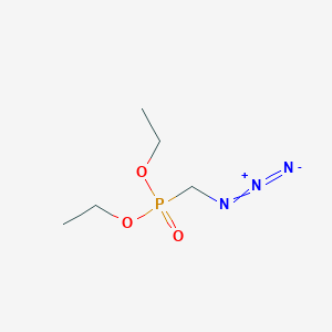 molecular formula C5H12N3O3P B098468 diethyl (azidomethyl)phosphonate CAS No. 17982-55-7