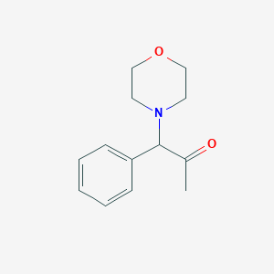 molecular formula C13H17NO2 B098472 1-Morpholin-4-yl-1-phenylacetone CAS No. 19134-49-7