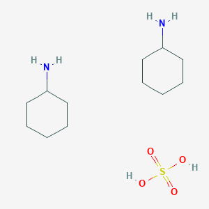 molecular formula C12H28N2O4S B098479 Bis(cyclohexylammonium)sulfate CAS No. 17911-61-4