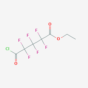 molecular formula C7H5ClF6O3 B098482 4-Carbethoxyhexafluorobutyryl chloride CAS No. 18381-53-8