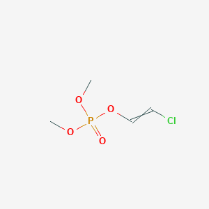 molecular formula C4H8ClO4P B098495 Phosphoric acid, 2-chloroethenyl dimethyl ester CAS No. 17027-41-7