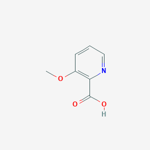 molecular formula C7H7NO3 B098498 3-Methoxypyridine-2-carboxylic acid CAS No. 16478-52-7