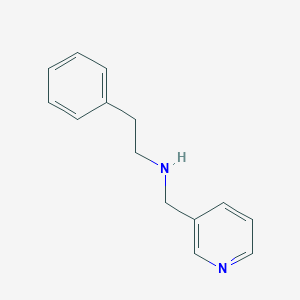 molecular formula C14H16N2 B098511 Phenethyl-pyridin-3-ylmethyl-amine CAS No. 16562-17-7