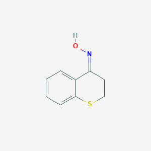 molecular formula C9H9NOS B098516 Thiochroman-4-one oxime CAS No. 15857-68-8