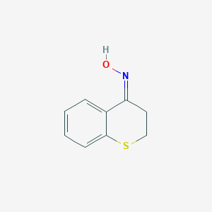 molecular formula C9H9NOS B098516 2,3-Dihydro-4H-1-benzothiopyran-4-one oxime CAS No. 15857-68-8
