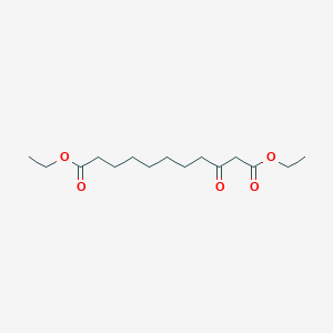 molecular formula C13H22O5 B009854 Diethyl 3-oxoundecanedioate CAS No. 105600-21-3