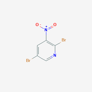molecular formula C5H2Br2N2O2 B098540 2,5-Dibromo-3-nitropyridine CAS No. 15862-37-0