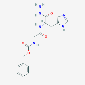 molecular formula C16H20N6O4 B098543 Z-Gly-his-nhnh2 CAS No. 17682-11-0