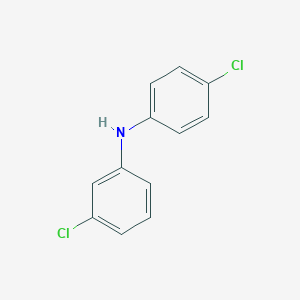molecular formula C12H9Cl2N B098577 3-chloro-N-(4-chlorophenyl)aniline CAS No. 15979-79-0
