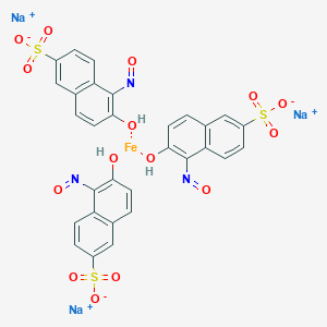 molecular formula C30H15FeN3Na3O15S3 B098583 Acid green 1 CAS No. 19381-50-1