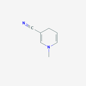 molecular formula C7H8N2 B098586 1-methyl-4H-pyridine-3-carbonitrile CAS No. 19424-15-8
