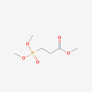 molecular formula C6H13O5P B098589 Methyl 3-(dimethoxyphosphinoyl)propionate CAS No. 18733-15-8