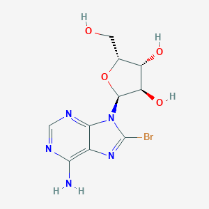 molecular formula C10H12BrN5O4 B098591 8-Bromo-9-beta-D-xylofuranosyladenine CAS No. 15830-78-1
