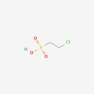 molecular formula C2H5ClO3S B098601 2-Chloroethanesulphonic acid CAS No. 18024-00-5