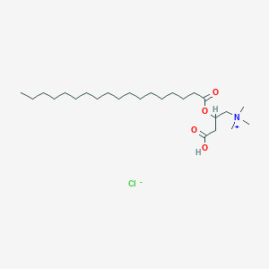 molecular formula C25H50ClNO4 B098604 DL-Stearoylcarnitine chloride CAS No. 18822-91-8