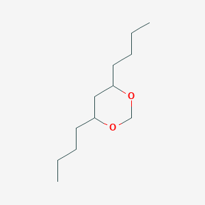 molecular formula C12H24O2 B098605 4,6-Dibutyl-1,3-dioxane CAS No. 16731-95-6