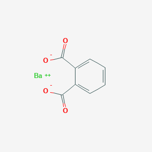 molecular formula C8H4BaO4 B098606 Barium phthalate CAS No. 15656-86-7