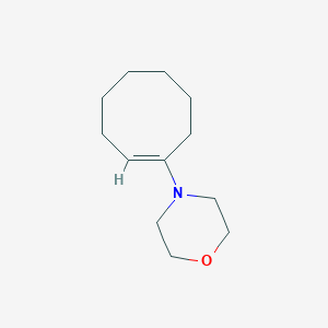 molecular formula C12H21NO B098612 4-(1-环辛烯-1-基)吗啉 CAS No. 17344-01-3