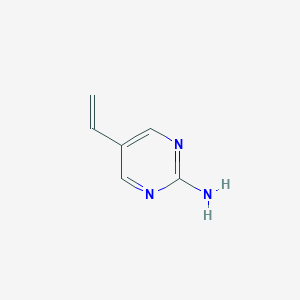 molecular formula C6H7N3 B009862 5-Vinylpyrimidin-2-amine CAS No. 108444-56-0