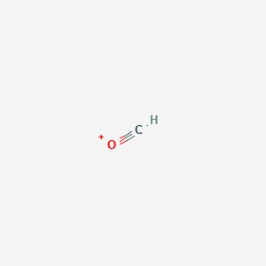 molecular formula CHO+ B098624 Oxomethylium CAS No. 17030-74-9